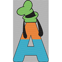 Cartoon letters-CL 196